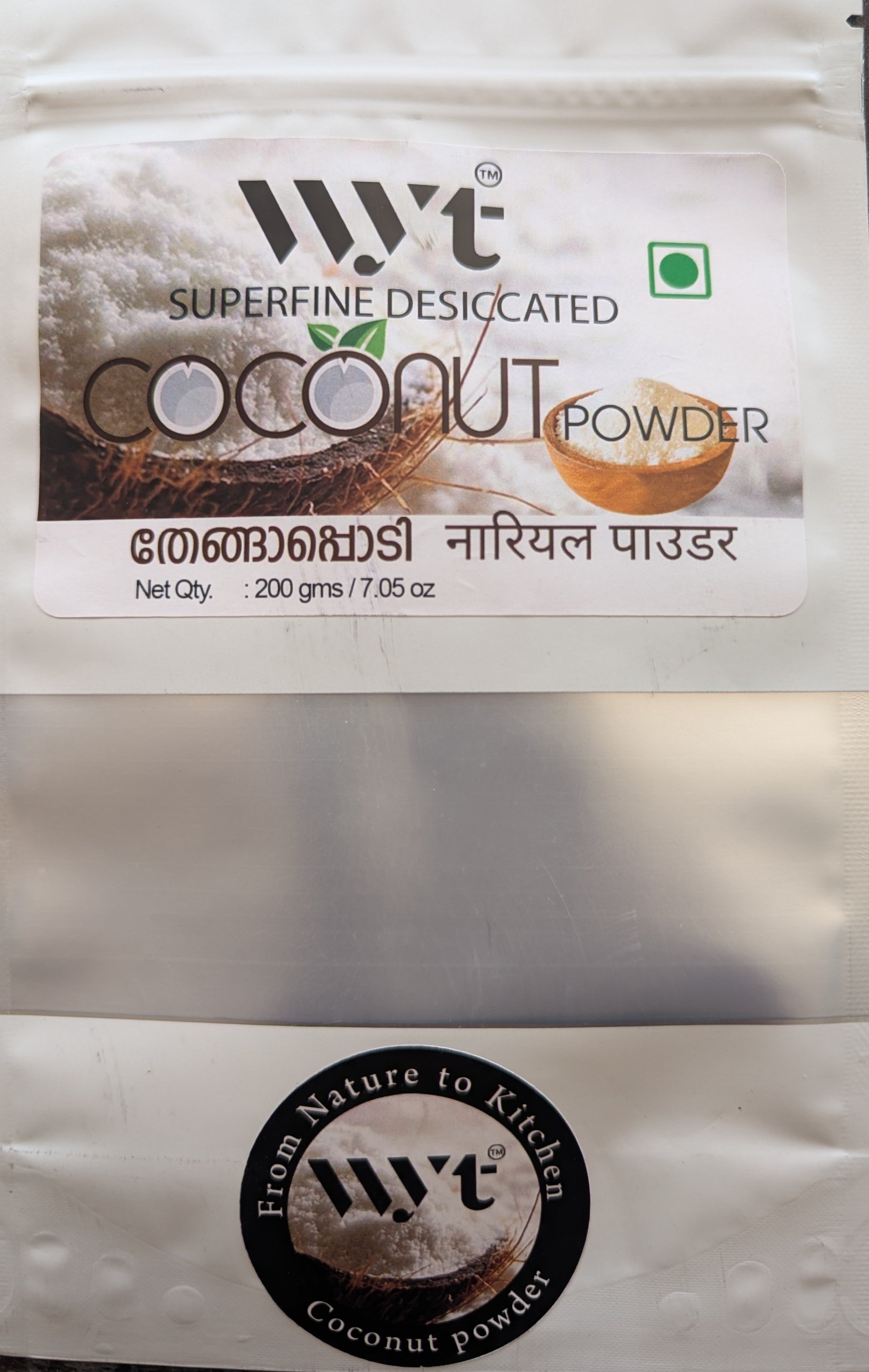 DESICCATED COCONUT POWDER 270 GMS POUCH (90 GMS  PACK OF 3  )