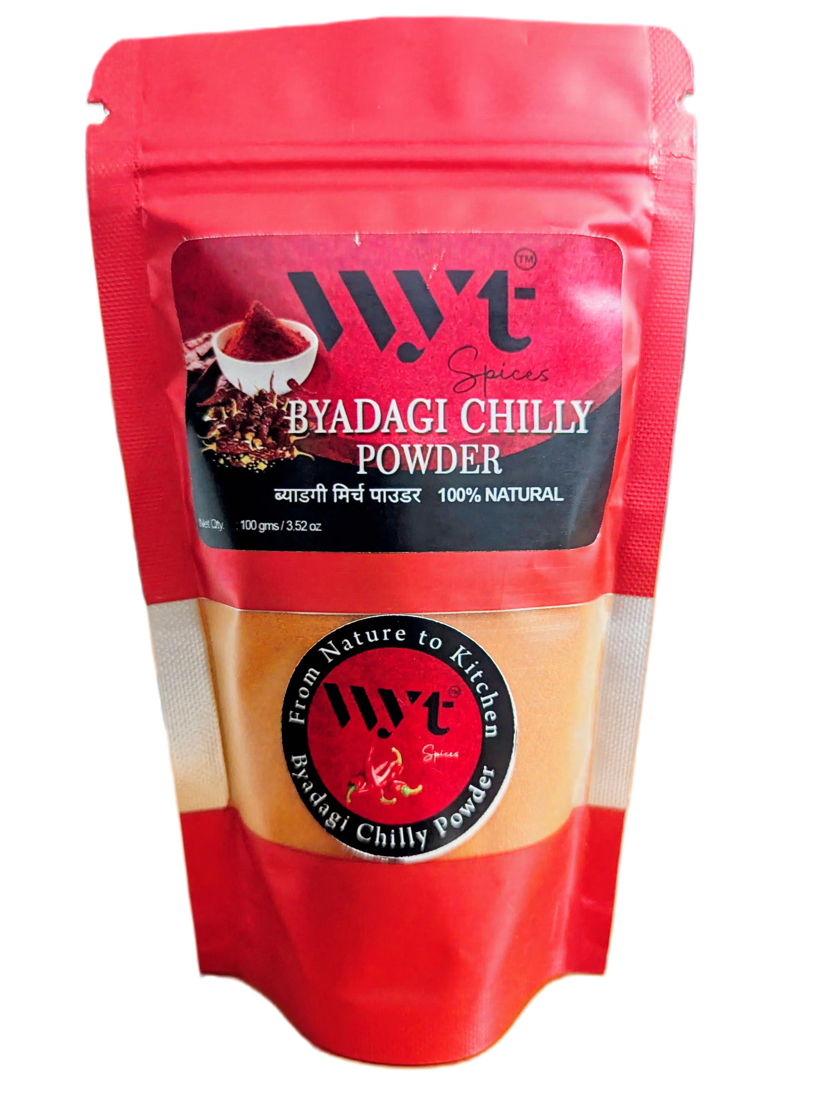 BYADGI RED CHILLY POWDER 200 GMS (100 GMS PACK OF 2)