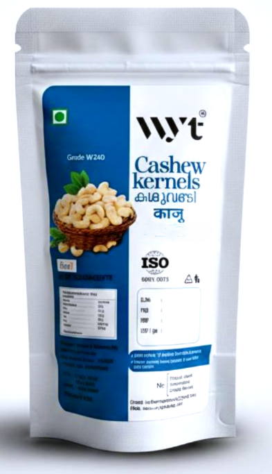 CASHEW KERNELS  W 240 GRADE 225 GMS (75 GMS OF 3 PACK)