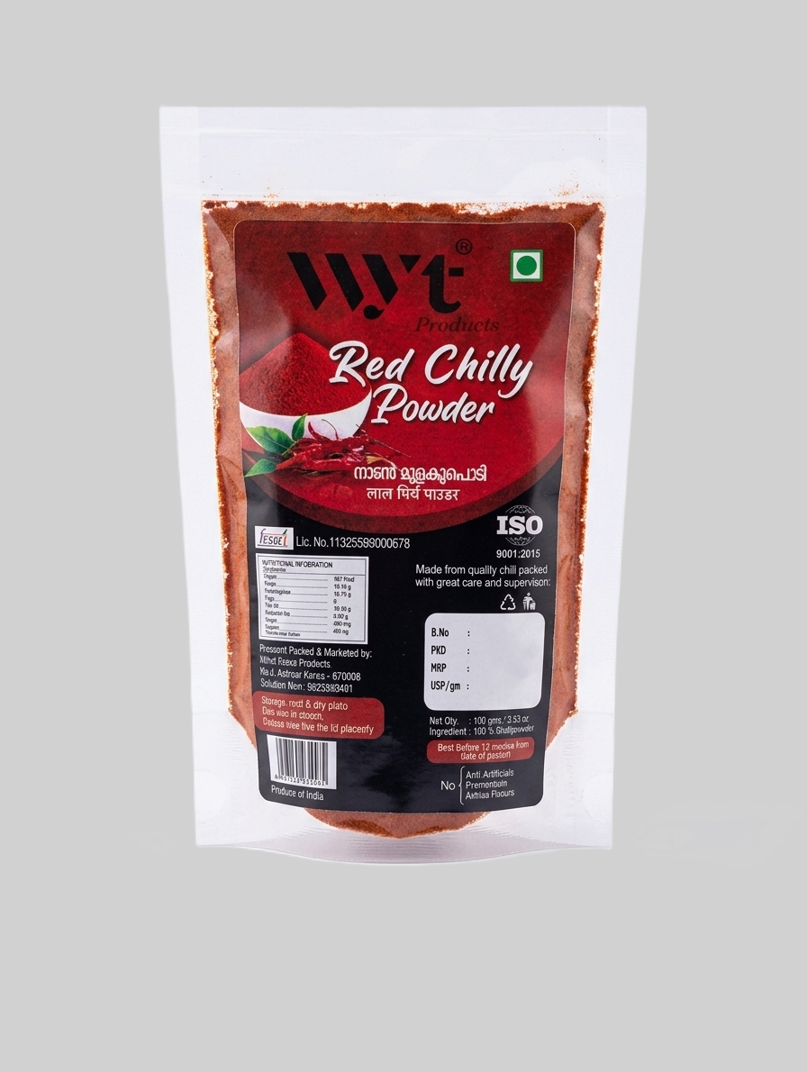 RED CHILLY POWDER 300 GMS (100 GMS PACK OF 3)