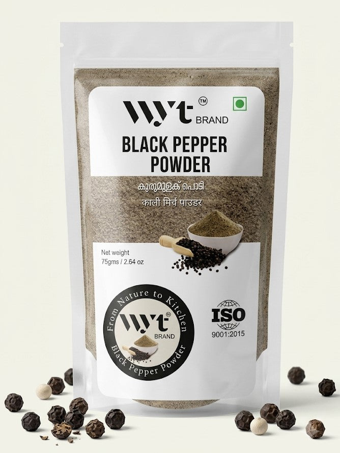 BLACK PEPPER POWDER 75 GMS X 3 PACK